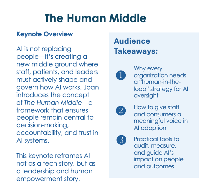 AI Human Centered, AI Workshop, The Human Middle
